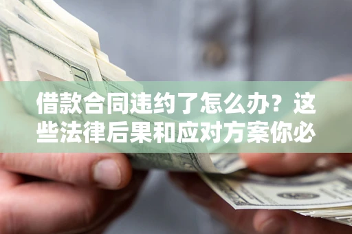 济南借款合同违约了怎么办？这些法律后果和应对方案你必须知道