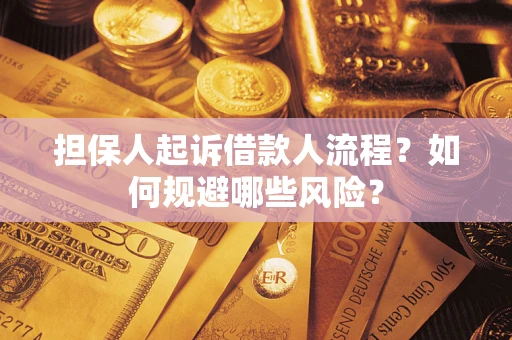 济南担保人起诉借款人流程？如何规避哪些风险？