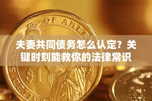 济南夫妻共同债务怎么认定？关键时刻能救你的法律常识