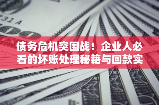 济南债务危机突围战！企业人必看的坏账处理秘籍与回款实战指南